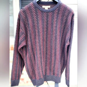 Munsingwear Mens Sweater Pullover Crew Neck Knit Acrylic Vintage Size XL Grandpa
